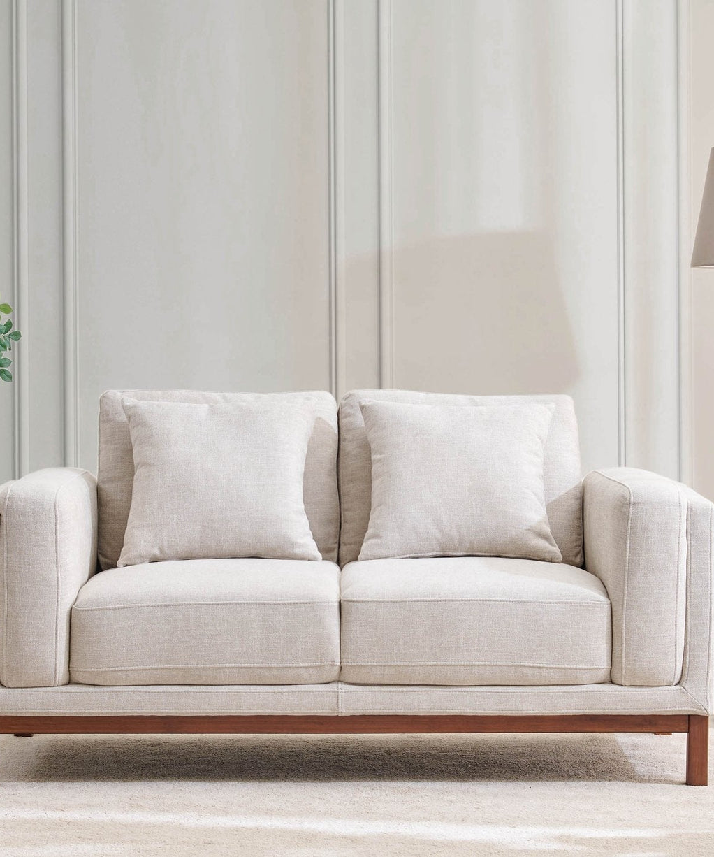 Dubai Pro Luxury Mid-Century Sofa In Cotton