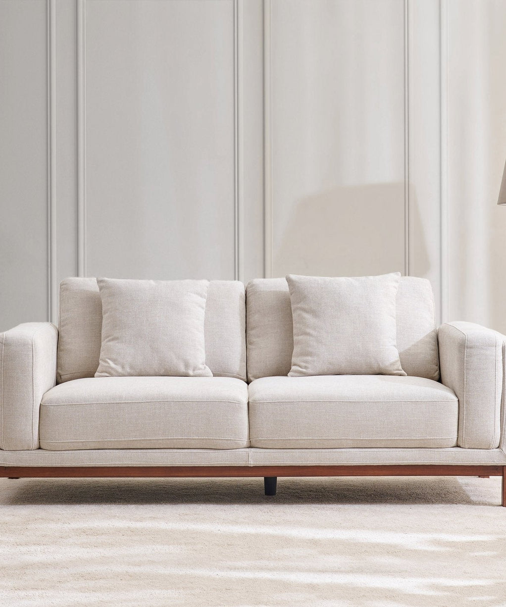 Dubai Pro Luxury Mid-Century Sofa In Cotton