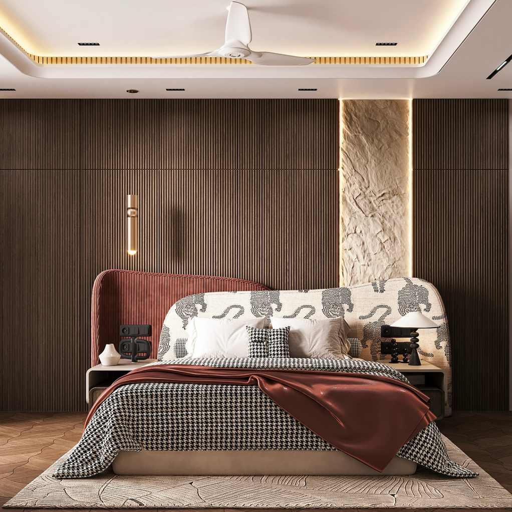 Aurora morden stylish upholstered bed Better Leaf