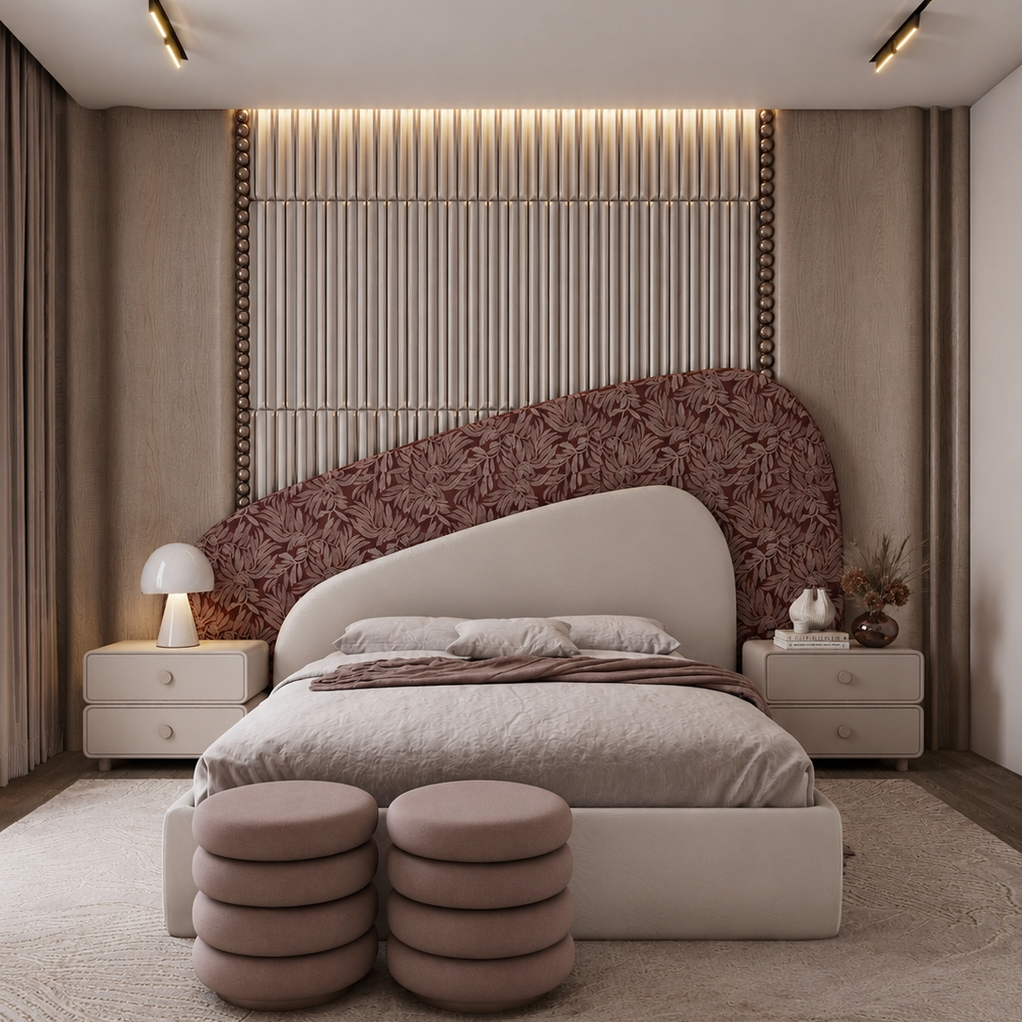 European premium luxury upholstered bed Better Leaf