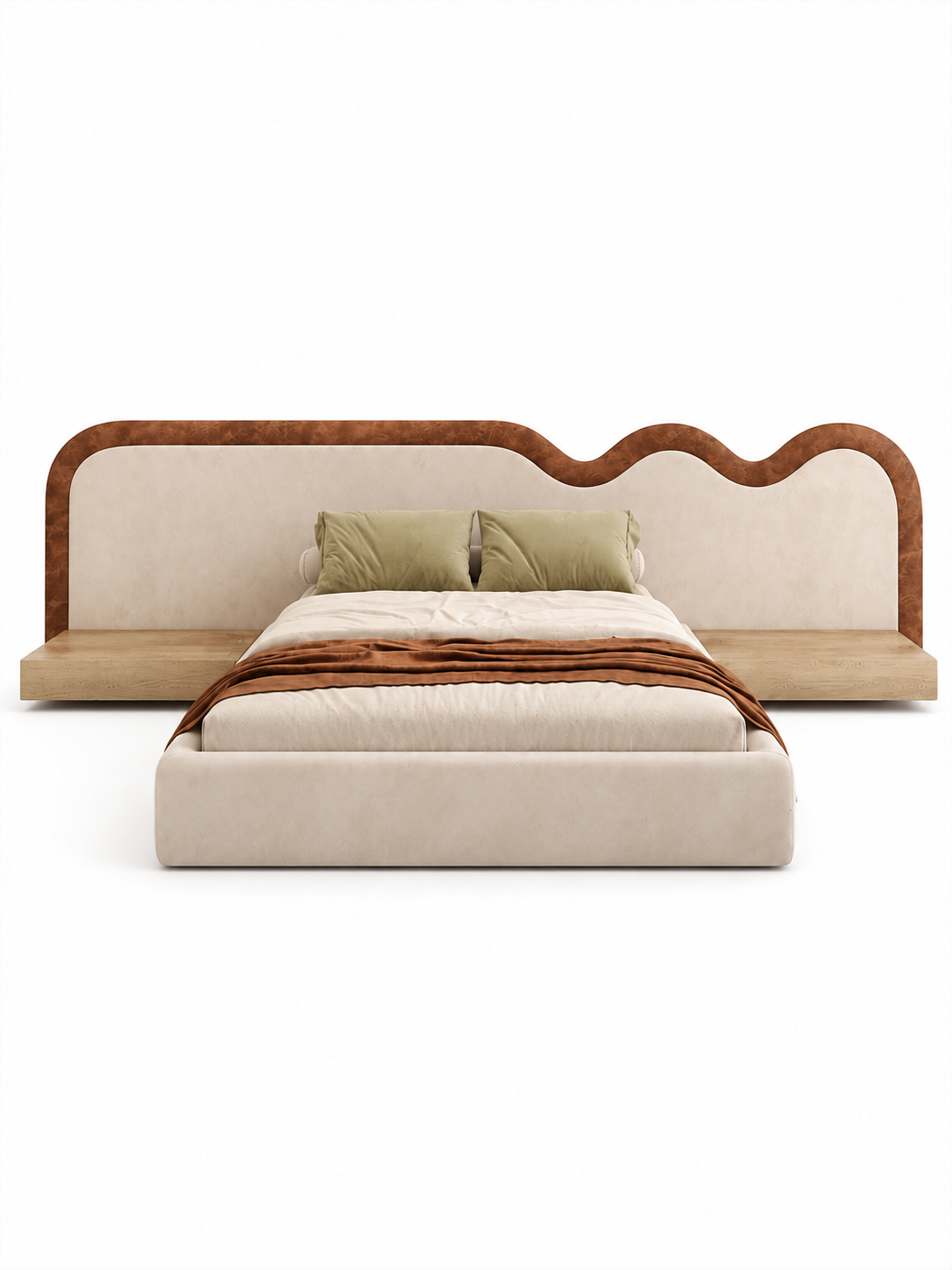 Kelvin mordan longhed upholstered bed Better Leaf