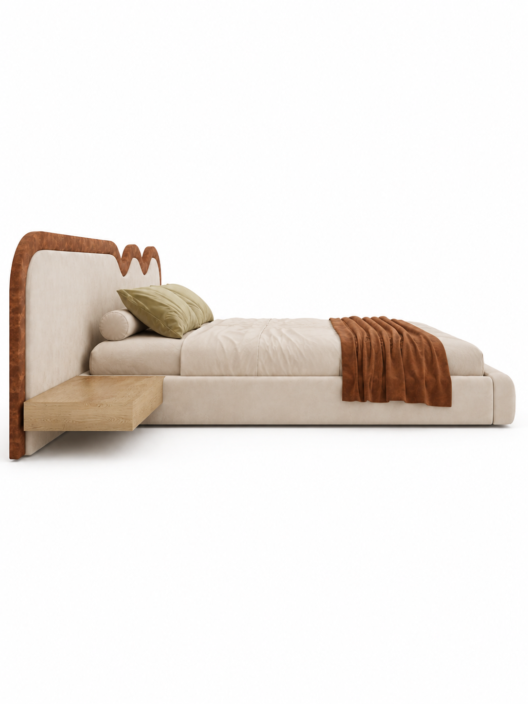 Kelvin mordan longhed upholstered bed Better Leaf