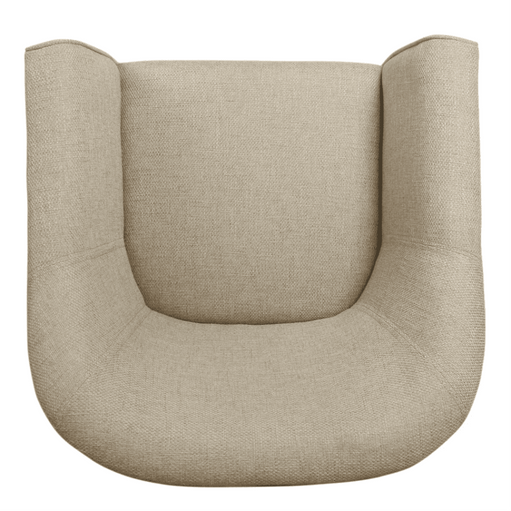 Porch & Den Kings-well Barrel Accent Chair - Oak Inside