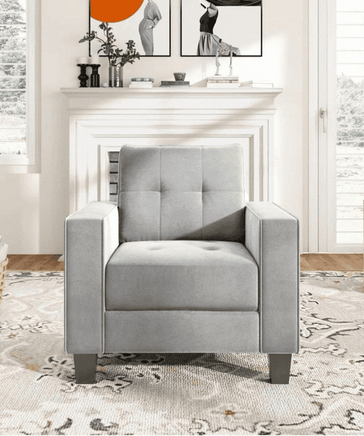Comfortable Modern Sofa Set for Home Living Room - Oak Inside