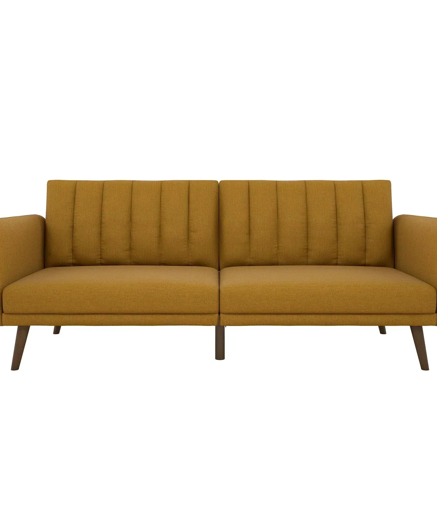 Brittan Luxury Mid-Century Sofa In Suede