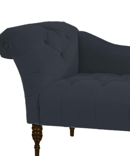 Loveseat Quilted Suede Lounger - Oak Inside