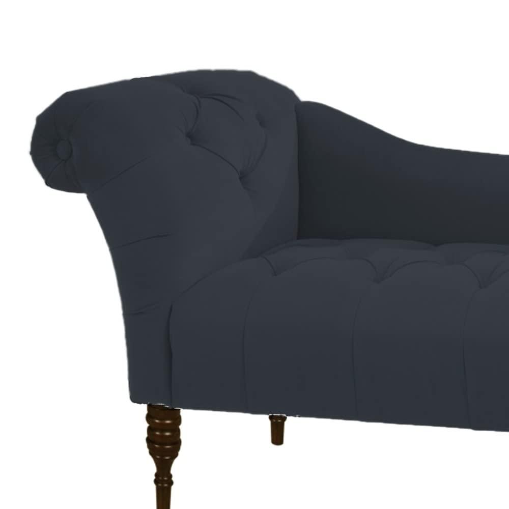 Loveseat Quilted Suede Lounger - Oak Inside