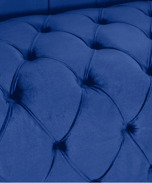 Sagawood Faux Leather or Velvet Tufted Sofa Set - Oak Inside