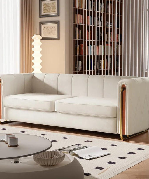 Modern Premium Sofa Set in Suede