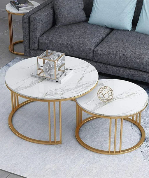 Vivo Nesting Luxury Center Table In Stainless Steel 304