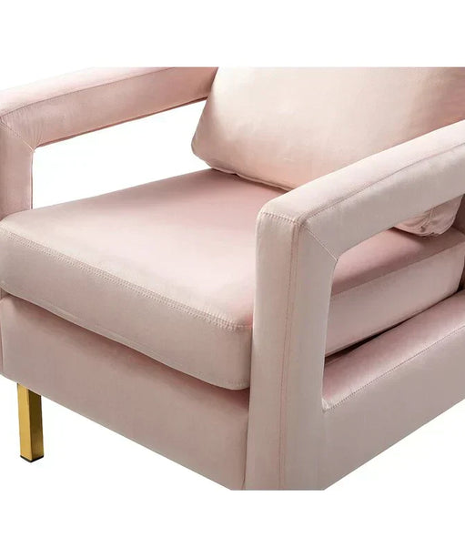 Jojo Upholstered Accent Chair in Suede