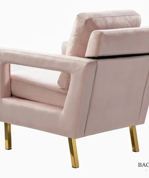 Jojo Upholstered Accent Chair in Suede