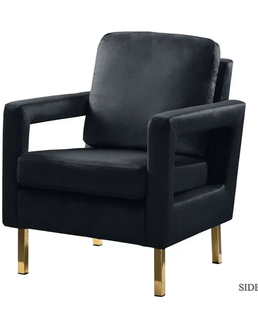 Jojo Upholstered Accent Chair in Suede