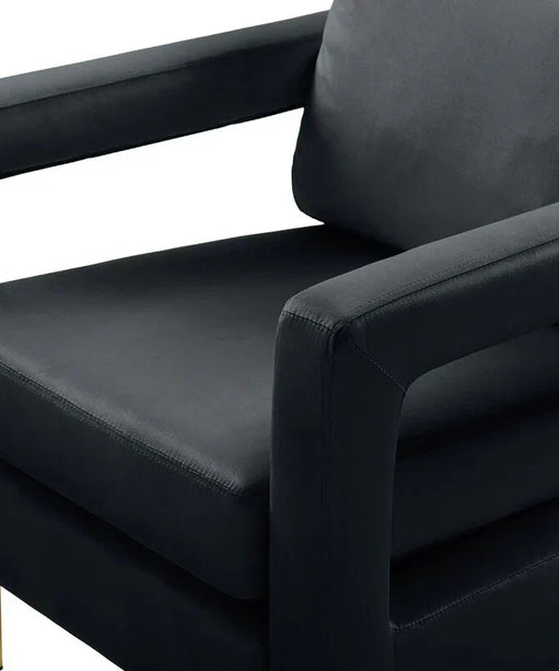 Jojo Upholstered Accent Chair in Suede