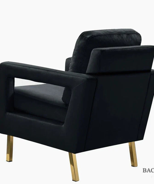Jojo Upholstered Accent Chair in Suede
