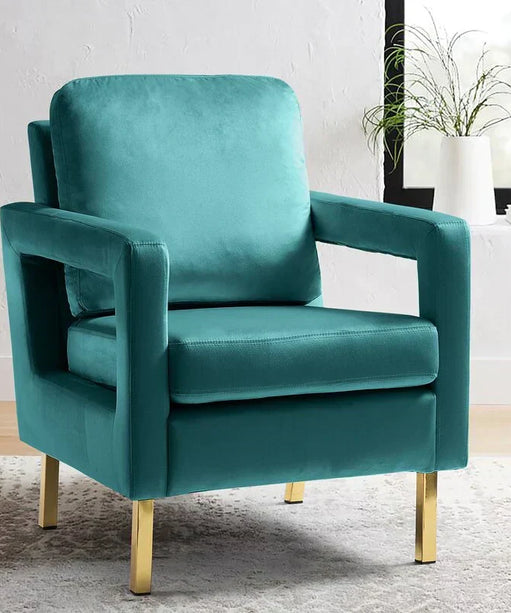 Jojo Upholstered Accent Chair in Suede