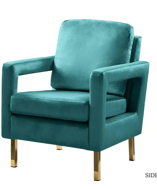 Jojo Upholstered Accent Chair in Suede