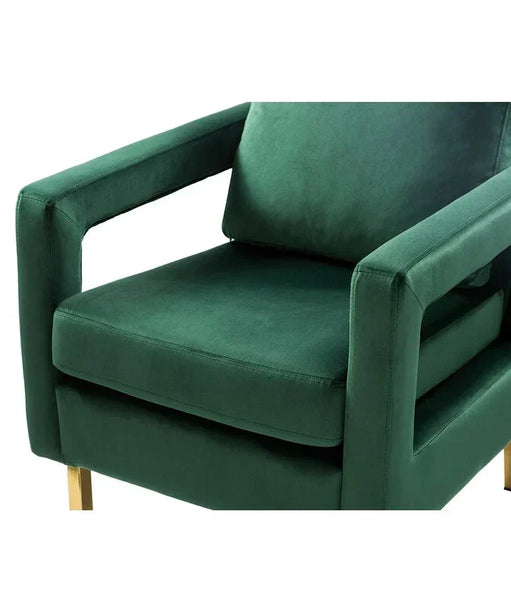 Jojo Upholstered Accent Chair in Suede