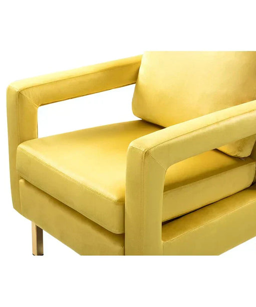 Jojo Upholstered Accent Chair in Suede
