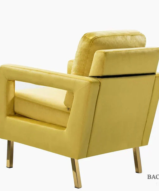 Jojo Upholstered Accent Chair in Suede