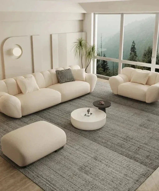 Yasmin Premium Sofa Set in Brooklyn Cloth