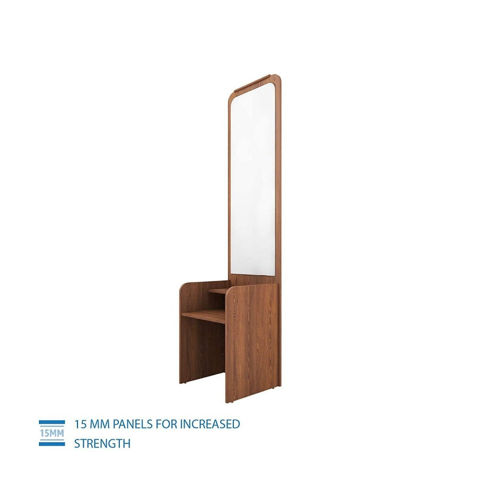 Rolex Dressing Table In Walnut Color - Oak Inside