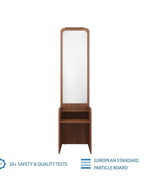 Rolex Dressing Table In Walnut Color - Oak Inside