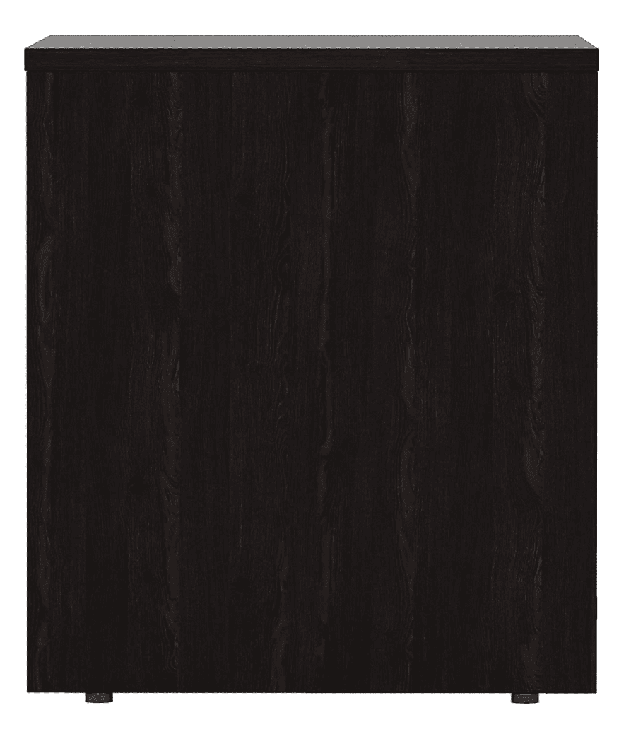 Solimo Engineered Wood Wenge Finish Bedside Table - Oak Inside