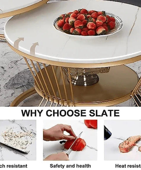 Oscar Nesting Luxury Center Table In Stainless Steel 304