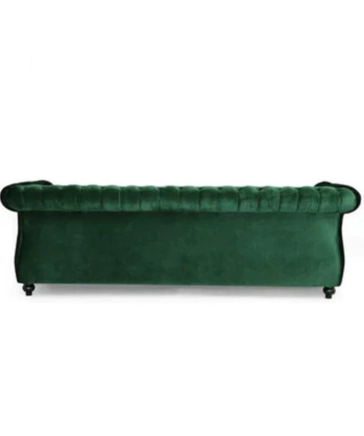 Romeo Chesterfield Sofa Set - Oak Inside