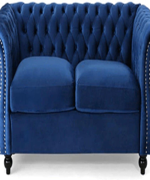 Romeo Chesterfield Sofa Set - Oak Inside