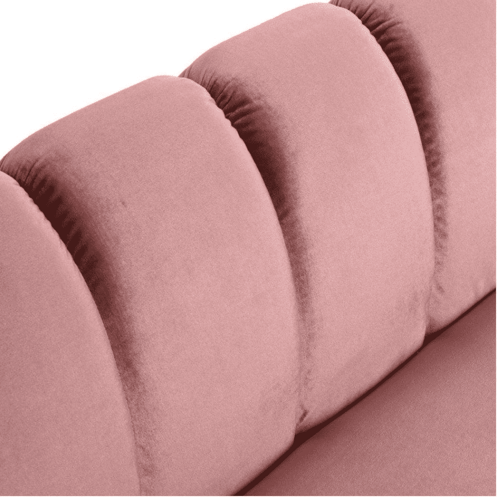 Bobran Modern Suede Sofa Sets - Oak Inside