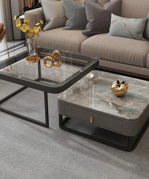 Relexo Nesting Luxury Center Table In Stainless Steel 304