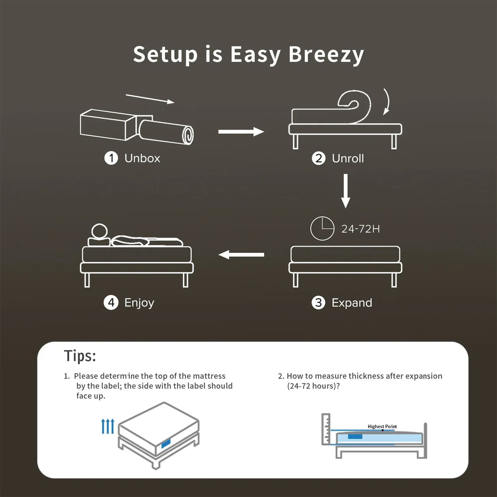 Coil Spring Mattress  - 8 Inches