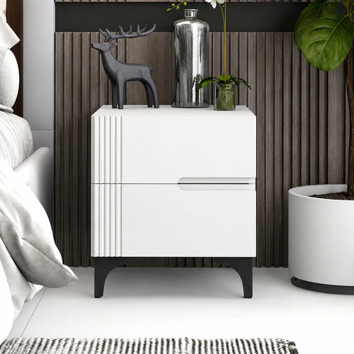 Contemporary Solid Wood Side Tabel For Bedroom