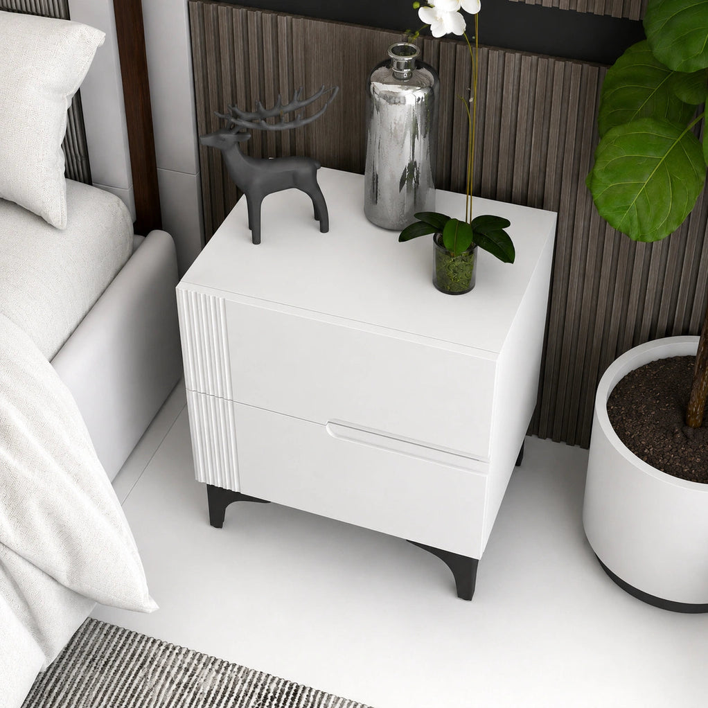 Contemporary Solid Wood Side Tabel For Bedroom