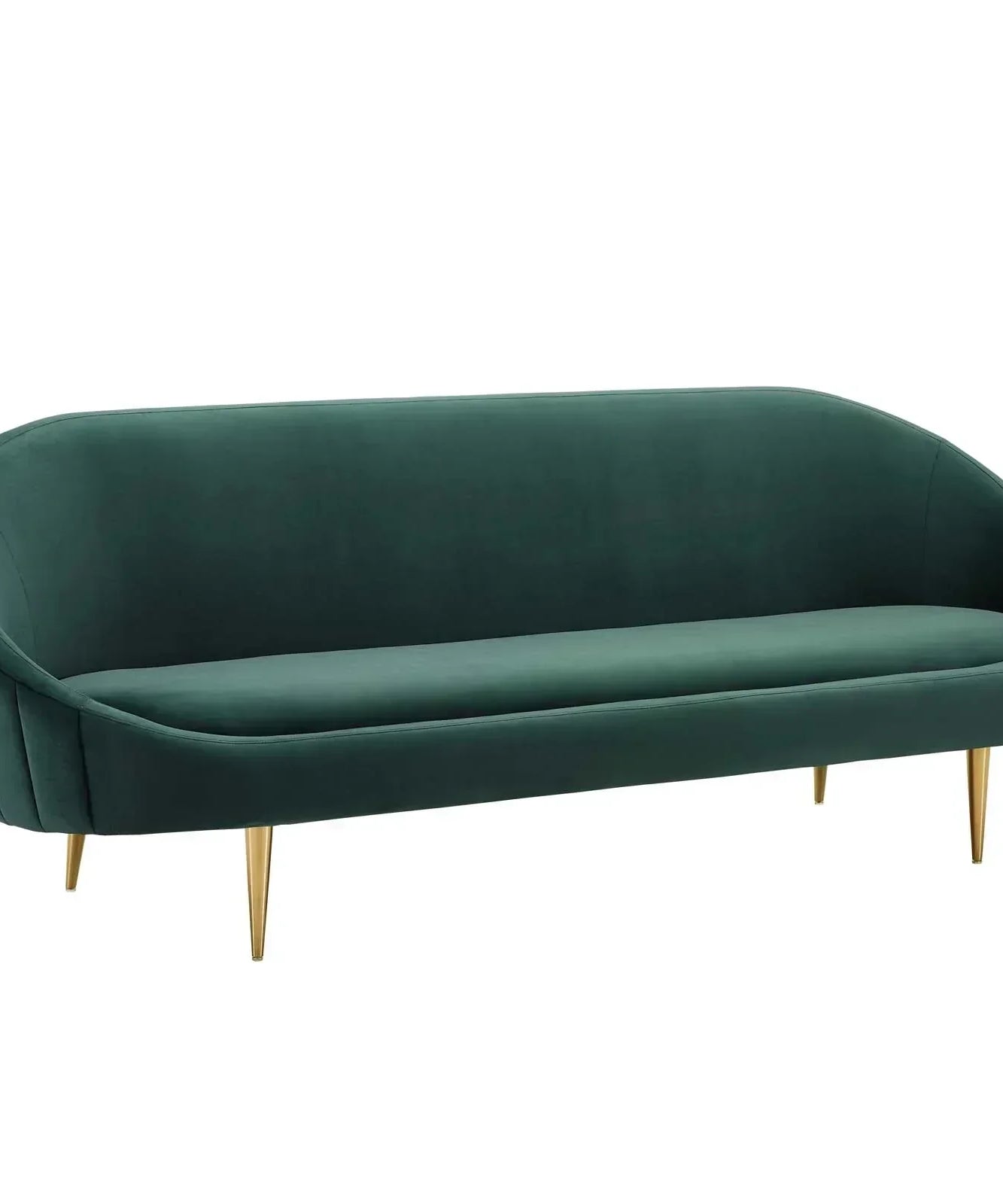 Subline Luxury Mid-Century Sofa In Suede