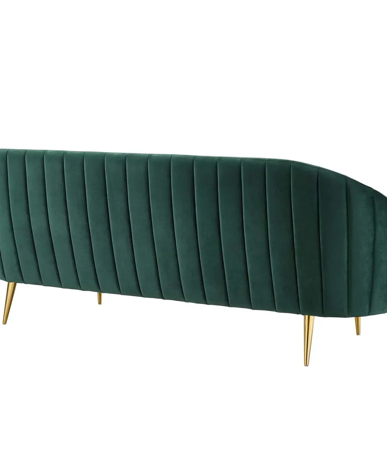 Subline Luxury Mid-Century Sofa In Suede