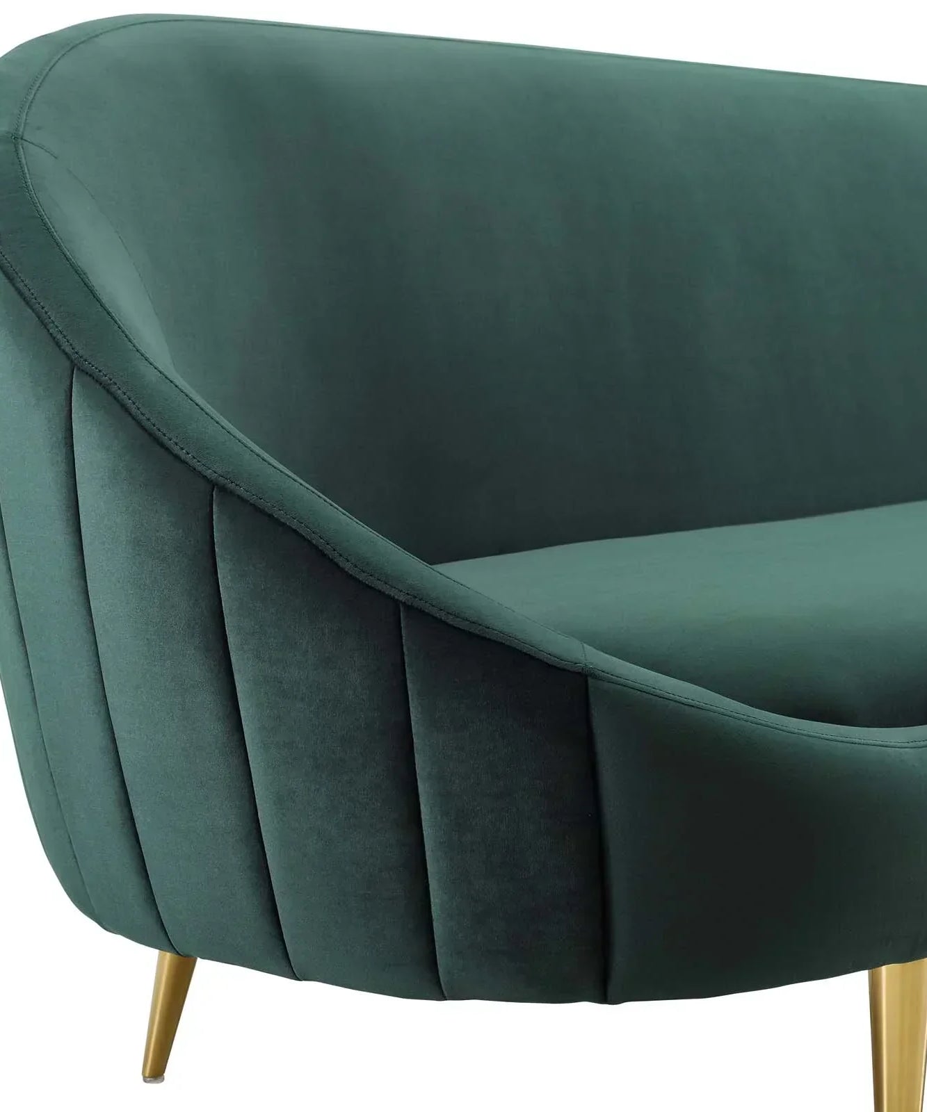 Subline Luxury Mid-Century Sofa In Suede