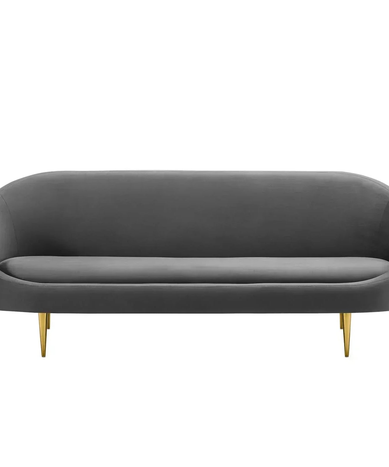 Subline Luxury Mid-Century Sofa In Suede