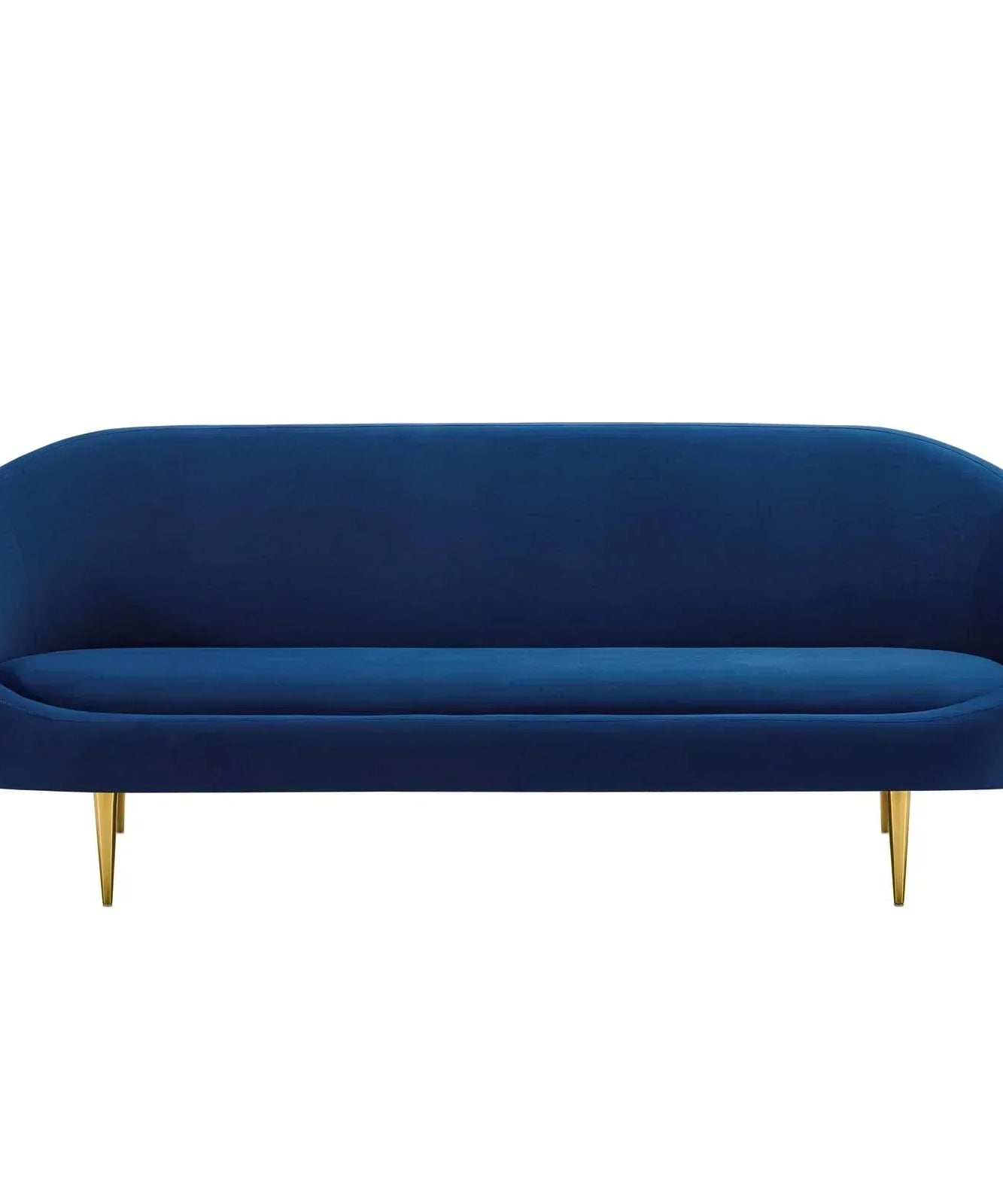 Subline Luxury Mid-Century Sofa In Suede