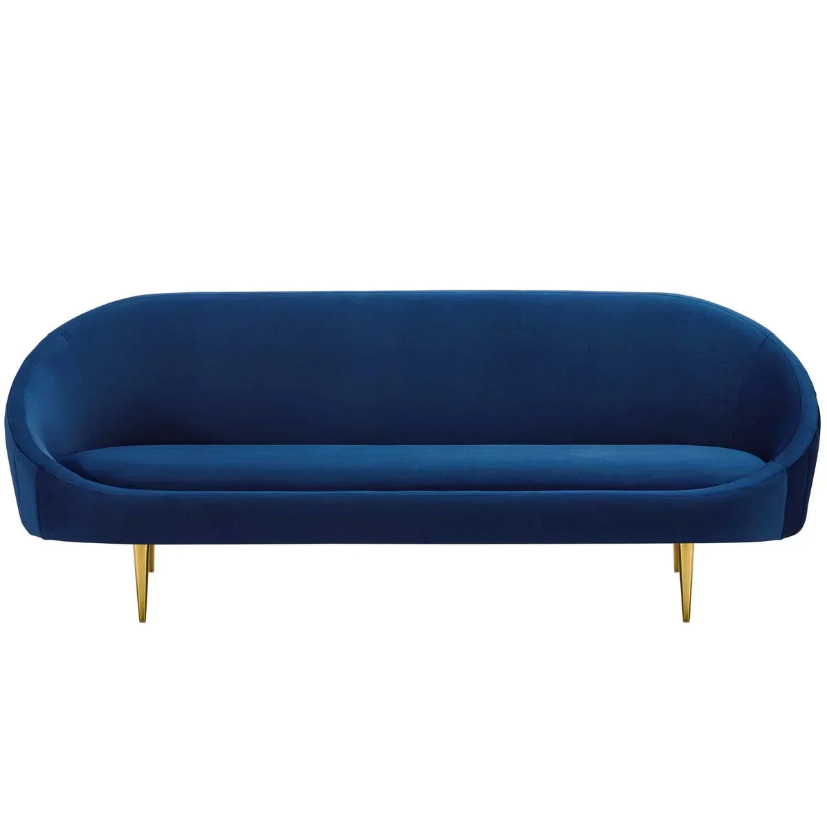 Subline Luxury Mid-Century Sofa In Suede