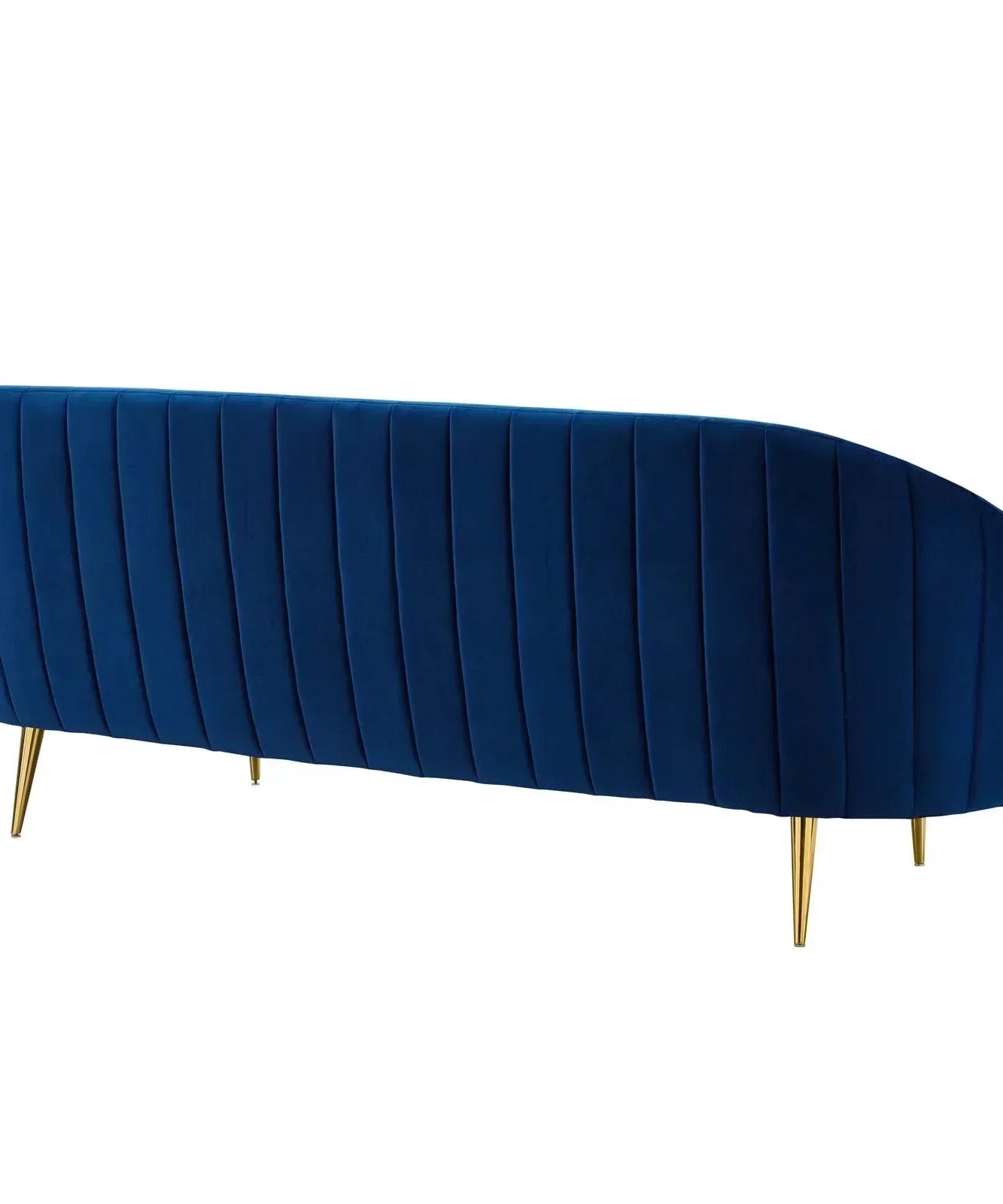 Subline Luxury Mid-Century Sofa In Suede