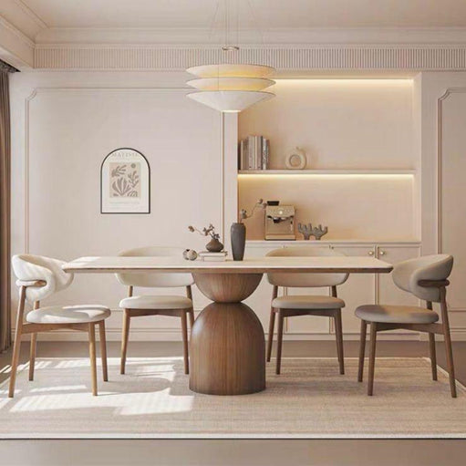 European Premium Dining Table Set in Teak Wood | Luxury Set - Luxe Maple