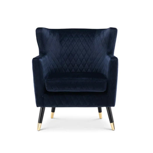 Rome Luxury Accent Chair In Suede