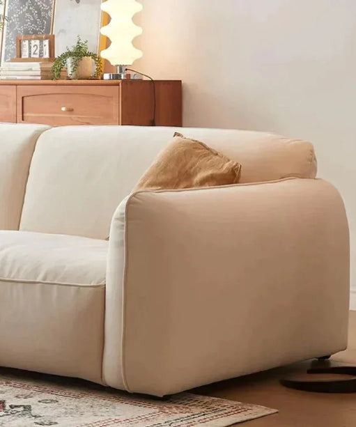 Go Pro Leon Luxury Mid-Century Sofa In Suede