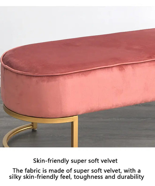 Blush Luxury Lounger in Suede