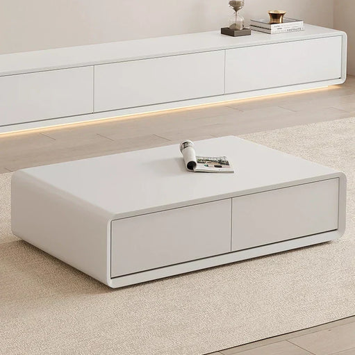 Kello Luxury TV Unit and Coffee Table in White