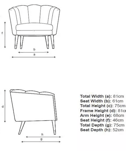 Butterfly Accent Chair in Pink Color - Oak Inside