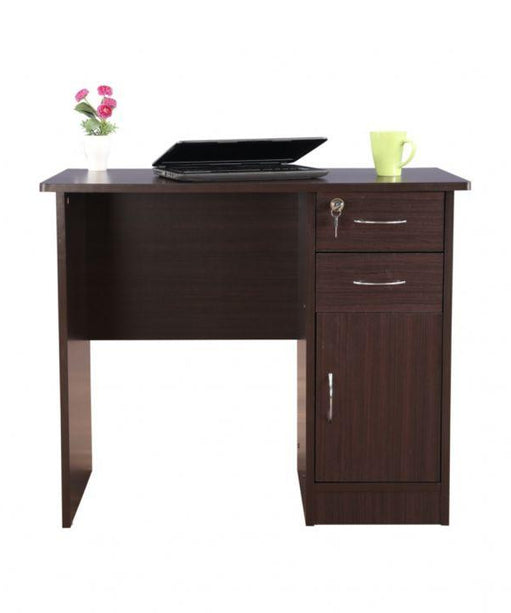 Unique Study Table in Wenge Color - Oak Inside